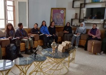 وفد أوروبي يزور مجلس تجمع نساء زنوبيا.